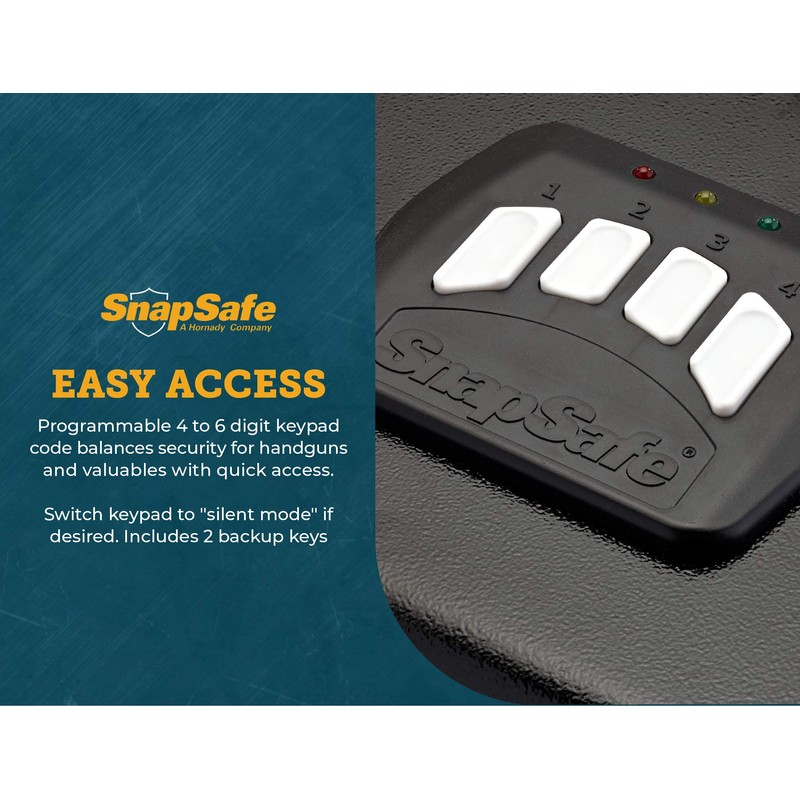 SnapSafe 75432 Keypad Safe