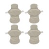 4Pcs Reusable Feminine Pads Washable Cotton Leak Proof Breathable Skin
