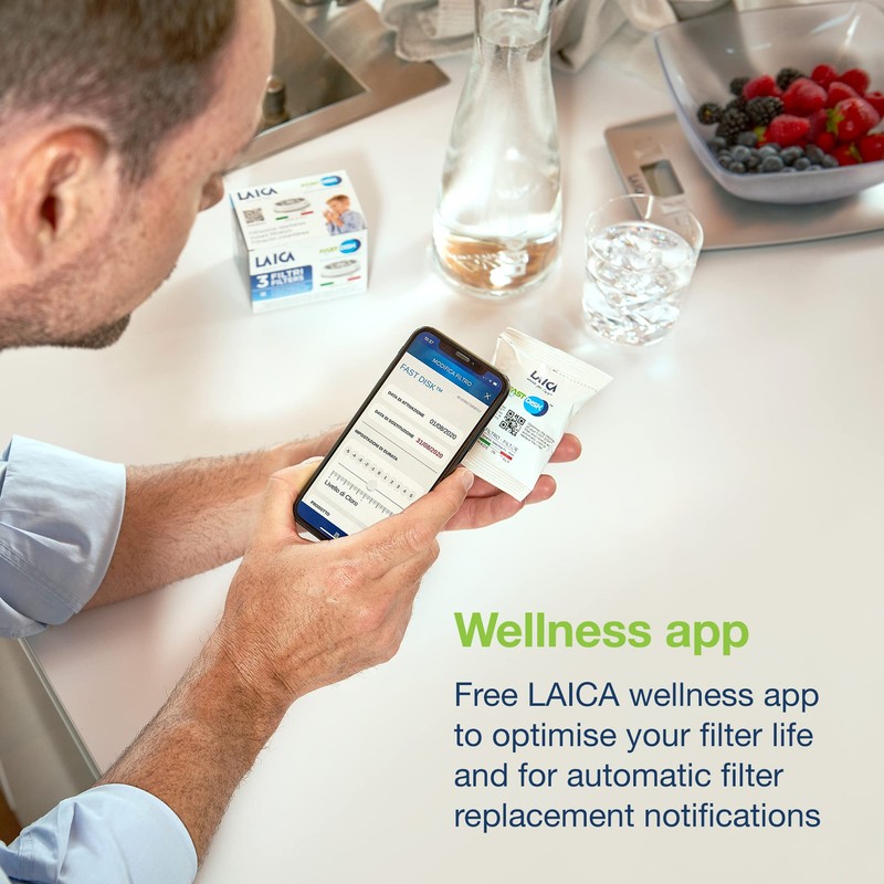 LAICA Genova Water Filter Tap with Hydrosmart System + Metal
