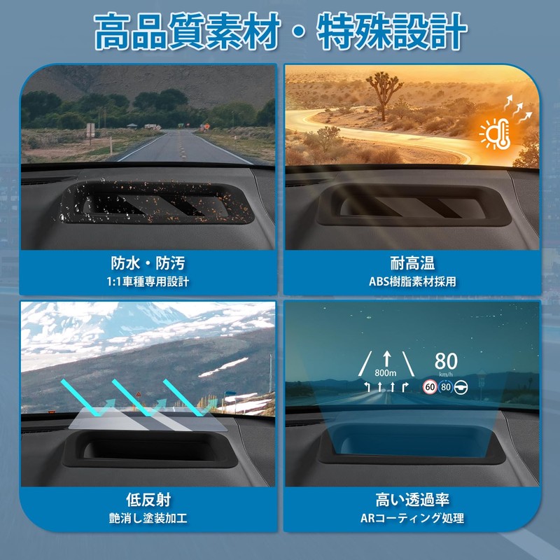 [2025 Release] Mixsuper Alphard 40 Series HUD Protective Cover, Vellfire