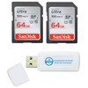 SanDisk 64GB Ultra Memory Card (2 Pack) UHS-I Class 10