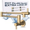 SIRCLES Pot Filler Faucet - Brushed Gold Finish - Extra