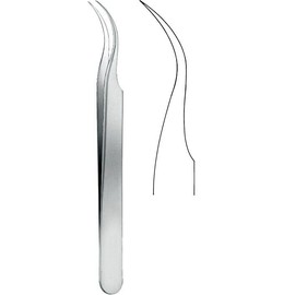 ELGEN SWISS JEWELER FORCEPS WATCH REPAIR CURVED TWEEZERS 4.25" SERGICAL TOOLS NO 7