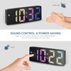 Upgraded Digital Alarm Clock, LED Clock for Bedroom, Electronic Desktop