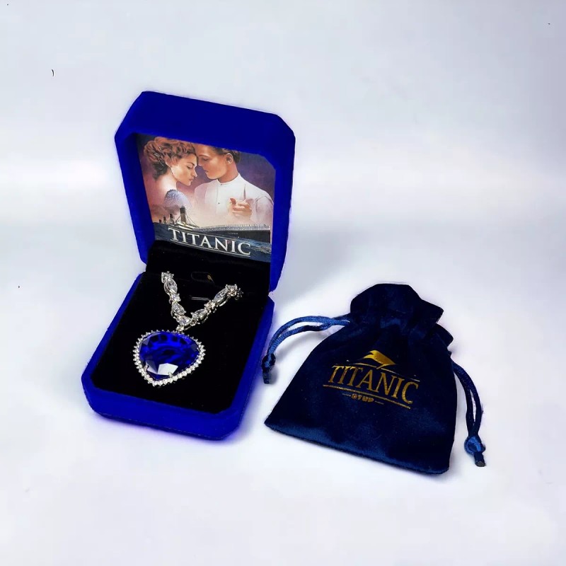Dtup Collar Corazón Del Mar Titanic Joyería De Importación