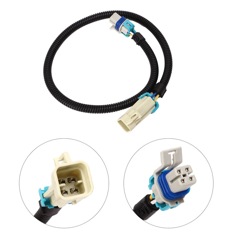 2Pcs 24in O2 Sensor Header Extension Wire Harness Replacement for