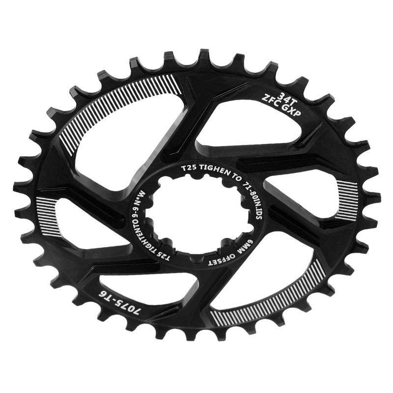 Bike 34T Single Speed Chainring 6mm Offset Direct Mount Narrow