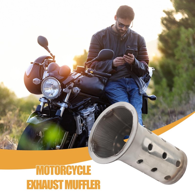 Muffler Silencer Baffle - Noise Eliminator Muffler Insert for Motorcycle