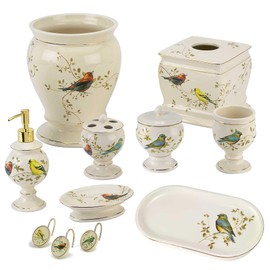 Gilded Bird Shower Curtain