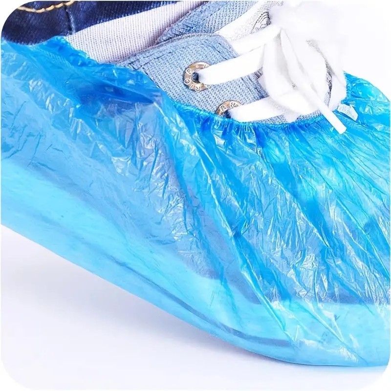 Set of 10 Disposable CPE Overshoes - High Tear Resistance