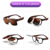 TERAISE Polarized Clip-on Sunglasses with Flip up Function Suitable Driving