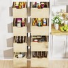 ESPIDOO Hard Close Pull Out Organizer: 8" High Wood Cabinet
