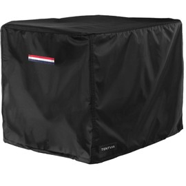 【2025 New Upgrade】TENTVIA Universal Generator Cover 26x20x20 Inches,600D Heavy-Duty Oxford Fabric,Dustproof and Waterproof Protection for Generators, Suitable for Most 3000-5000W Generators.black