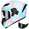 TRIANGLE Motorcycle Helmets Full face Helmet for Adults Men and