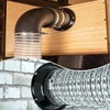 Coehaopike Straight Pipe Flange Duct Connector Duct Connector Straight Pipe