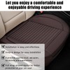 Ziciner Car Seat Bottom Cover Pad, 24.4"×21.7" Leather Vehicle Seat