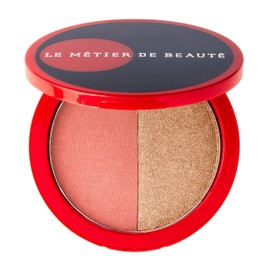 MĒTIER® Blush Highlighter Duet, Magnetic Compact (Casablanca)