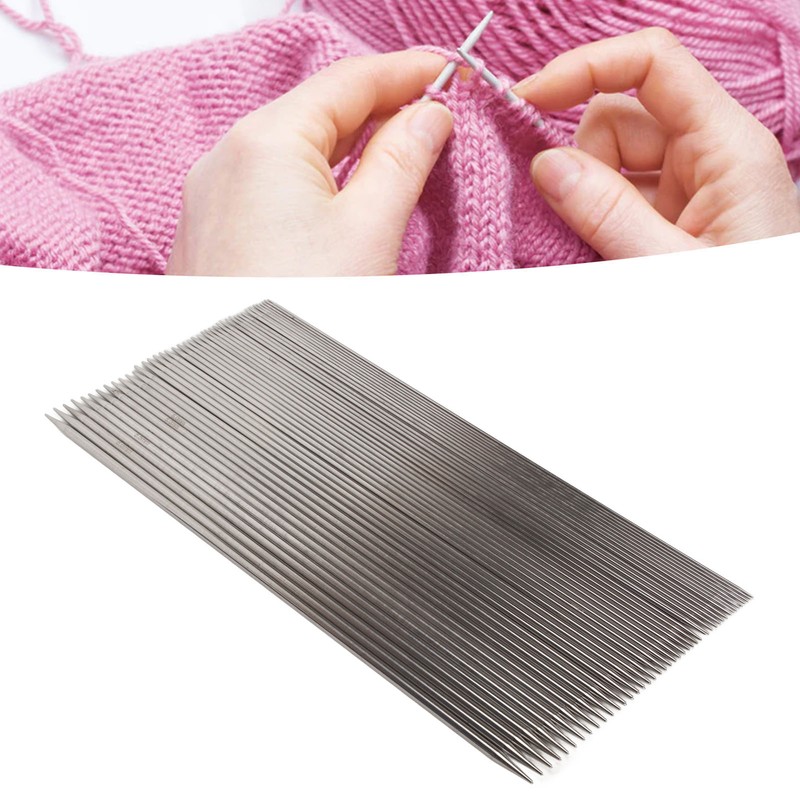 11 Sizes 44pcs Double Pointed Knitting Needles Set 13.8in Length