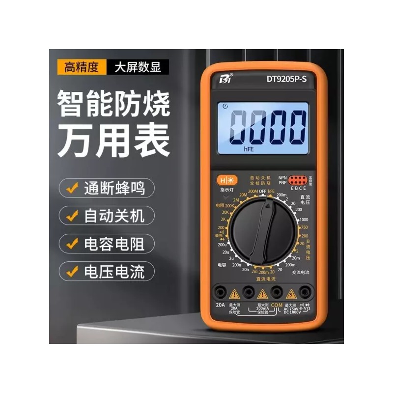 Megatester 검전기 절연저항측정기 DT9205P 디지털 디지털테스터기 메가테스터기 AC LCD [S.