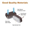 sourcing map 12Pcs Nail-on Felt Furniture Pads, Rectangular Felt Pads