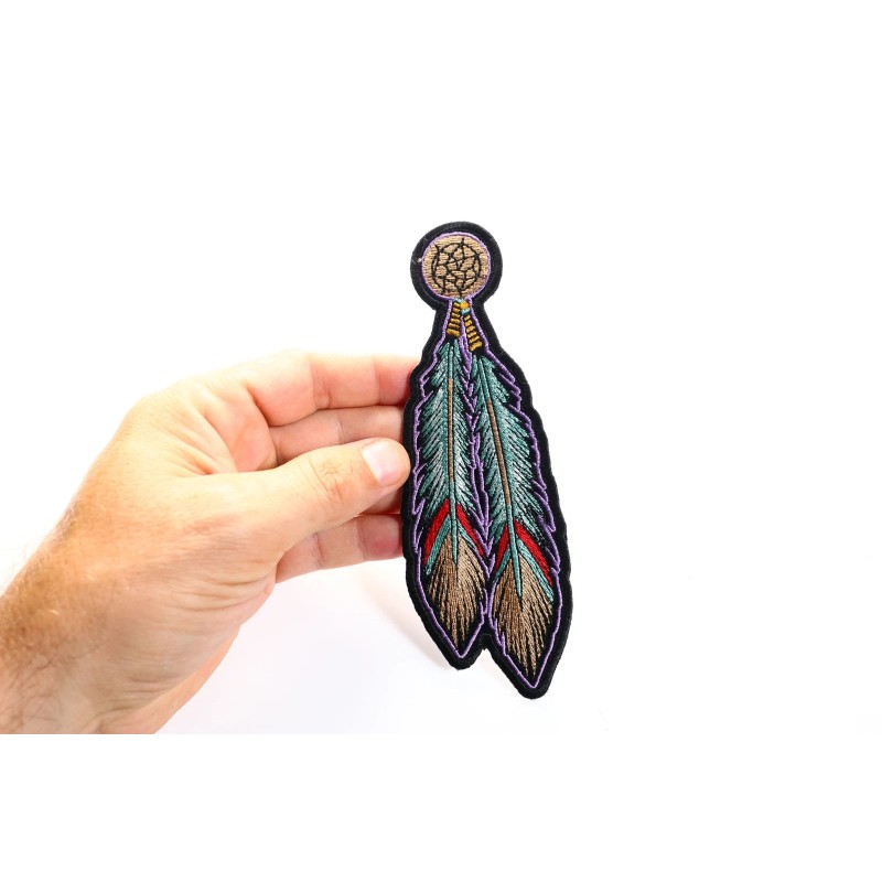 Ivamis Tribal Feathers Patch - 2.25x6.5 inch - P3117