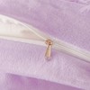 Fluffy Faux Fur Lavender Comforter Cover Twin Set – Plush