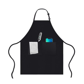 OWill Adjustable Apron Unisex Apron with Pocket Cooking Kitchen Chef Aprons for Women Men Home Kitchen Butchers BBQ Restaurant