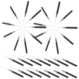 OHPHCALL 100pcs Brow Brush Set for Lamination Stroking Micro Eyebrow Lash Tool Gentle Bristles Portable Size