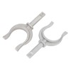 2Pcs Rowlock Socket Bracket 2in Aluminum Portable Durable Side Mount