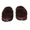 Electric Heated Slippers Temperature Adjustable Winter Soft Plush Heating Shoes