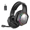 Auriculares Inalámbricos Para Juegos Eksa De 2,4 Ghz Rgb Con
