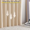 NICETOWN 80 Inches Long Curtain for Open Closet, Pleated Folding