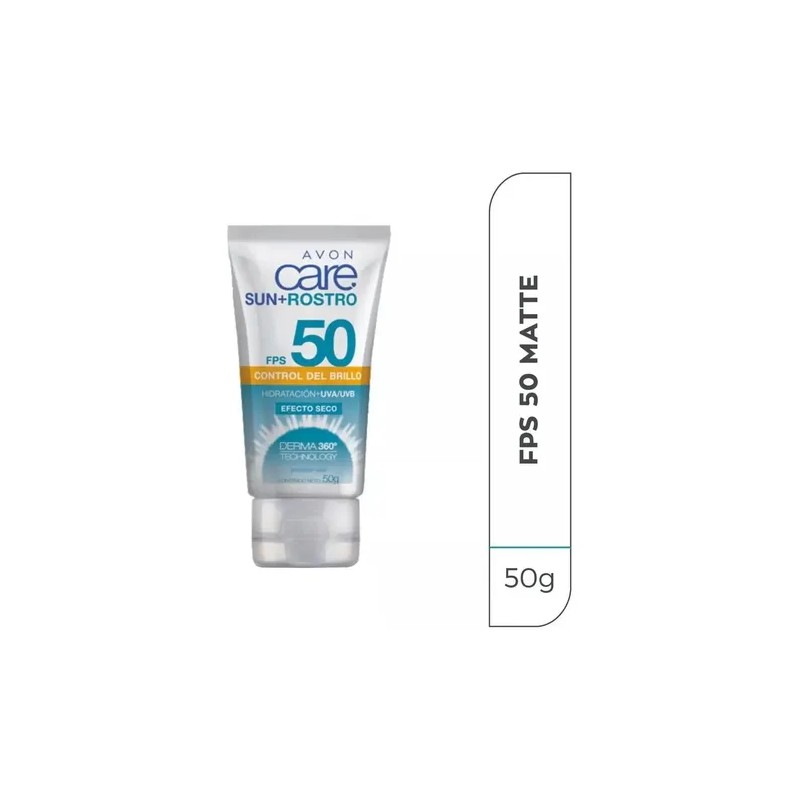 Avon Care Sun Rostro Protector Solar Control Brillo Fps 50
