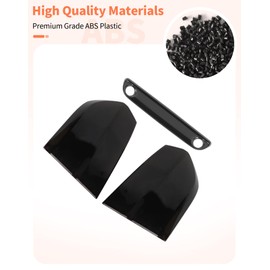 Tail Light Lamp Cover Guard Trim 4Pcs Tail Light Frame Bezels Decoration Compatible with 300/300C 2011-2014 Driver and Passenger Side Rear Brake Lamps Exterior Accessories ABS Smoke Black