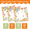 72 Pcs Fall Party Supplies Paper Plates and Napkins, Thanksgiving