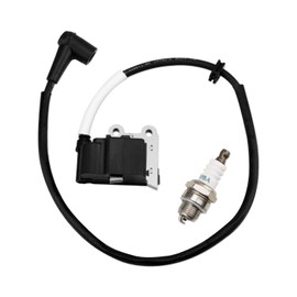 YUANTUO 502846401 Ignition Coil with Spark Plug Fit for Husqvarna Backpack Blower 150BF 350BF 150BT 350BT, 511492901, Replace Ikeda-D RML DO-2