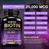 Biotin Collagen Complex , Contiene Biotina Acido Hialuronico, Keratin ,Collagen