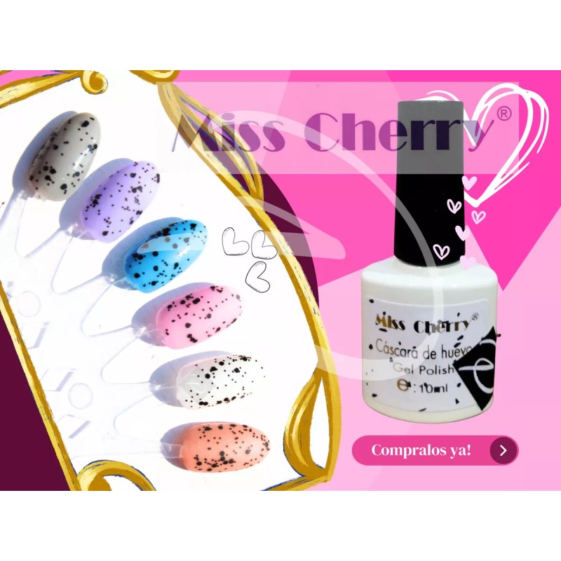 Xiaoya y MIss Cherry Gel Efecto Cáscara Huevo Codorniz Top