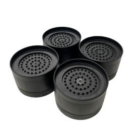 ALEBANA Height Adjustment Desk, Kotatsu Round Legs, Joint Added Table, Height Adjustment, Convenient Goods for Bed, Chair and Sofa Legs (Height 1.8 inches (4.5 cm), Black