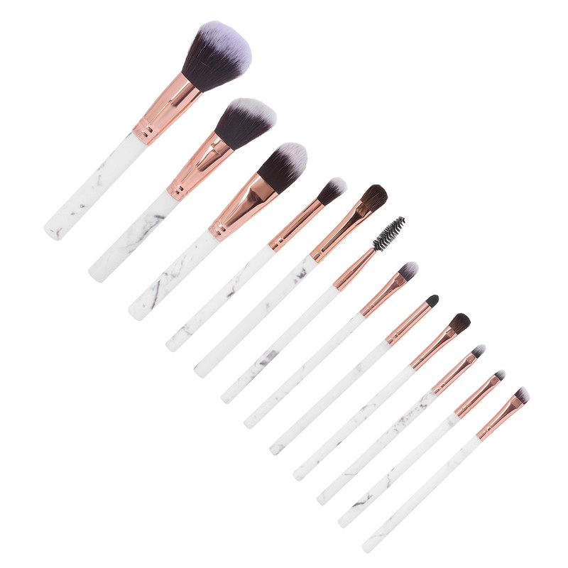 12pcs Portable Makeup Brush Set Eye Shadow Concealer Blusher Brush