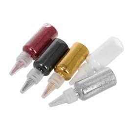 OHPHCALL DIY Nail Art Glitters 5pcs Glittery Nail Sequins Manicure Decorations Craft Glitters Acrylic Flakes Sequin Supplies