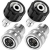 4 Pcs Pressure Washer Adapter Set, Quick Connect Kit, Quick