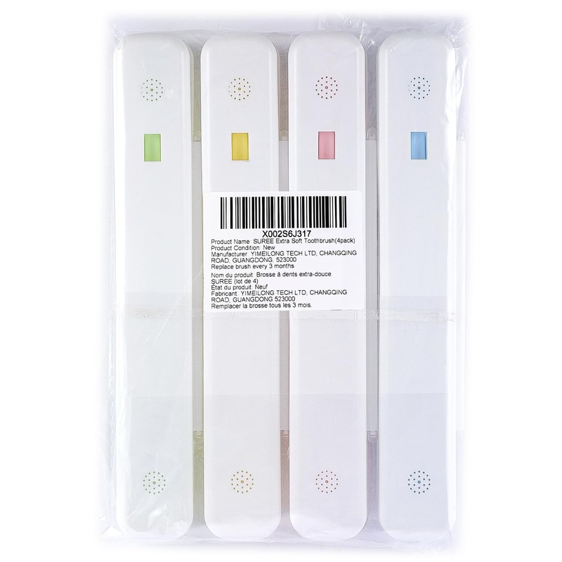 SUREE Extra Soft Toothbrush for Sensitive Teeth, Upgraded 10000 Ultra