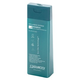 GIOVANNI Wellness System Shampoo, 8.5 oz. Chinese Botanicals & Ginseng Helps Soothe Dry & Itchy Scalp, Deep Nourishment Strengthens Hair Roots, Sulfate Free, Paraben Free, Color Safe (Pack of 1)