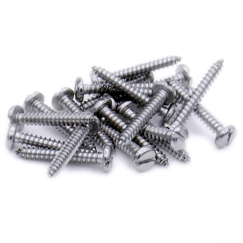 No.6 x 0.375 (3.5mm x 9.5mm) Slot Pan Self-Tapping Screw