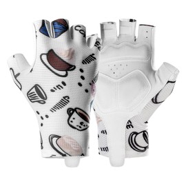 ROCKBROS Cycling Gloves for Women Cycling Fingerless Mountain Bike Gloves Sun Gloves Breathable, Shock-Absorbing, Non-Slip