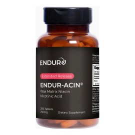 Endurance Niacina 250mg 200 Tabletas Liberación Prolongada Endur Acin