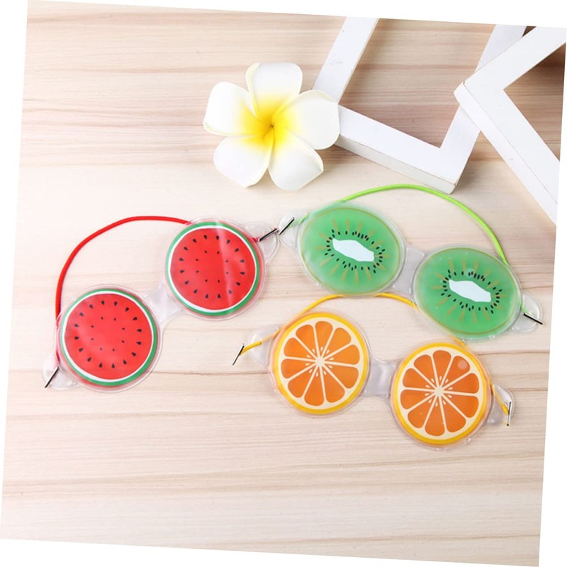 minkissy Ice Eye Mask Set 3pcs Reusable Cooling Eye Pads