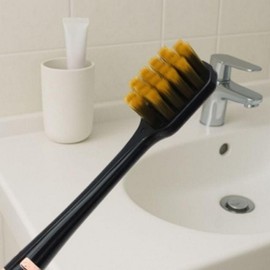 3 crystal fine bristle toothbrushes (orange beige gray) 2ea