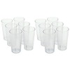 Winco - Clear Plastic Tumbler/Stackable Restaurant Beverage cup,12 Pk,16 oz.